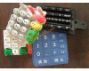 silicone rubber keypad, keymat, plastic mould, mould
